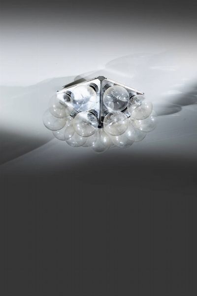 ACHILLE CASTIGLIONI : Lampada a plafone mod. Taraxacum '88  - Asta Design - Associazione Nazionale - Case d'Asta italiane