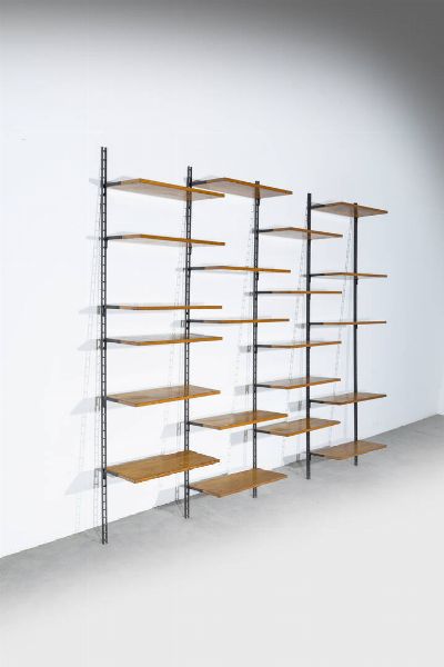 PRODUZIONE ITALIANA : Grande libreria  - Asta Design - Associazione Nazionale - Case d'Asta italiane