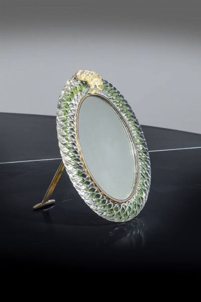 BAROVIER & TOSO : Specchio da tavola  - Asta Design - Associazione Nazionale - Case d'Asta italiane