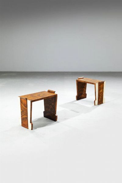 PRODUZIONE ITALIANA : Coppia di sgabelli  - Asta Design - Associazione Nazionale - Case d'Asta italiane