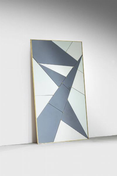 CRISTAL ART : Specchiera geometrica  - Asta Design - Associazione Nazionale - Case d'Asta italiane