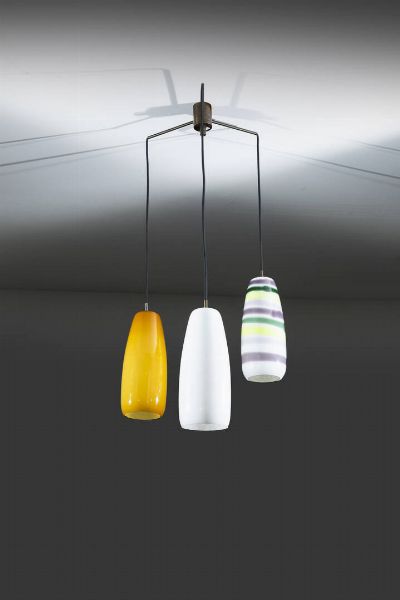 MASSIMO VIGNELLI : Lampada a sospensione  - Asta Design - Associazione Nazionale - Case d'Asta italiane