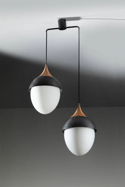 STILNOVO : Lampada a sospensione  - Asta Design - Associazione Nazionale - Case d'Asta italiane