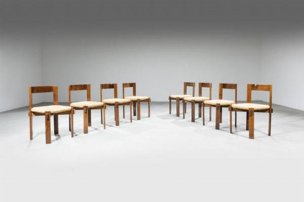 MICHELUCCI GIOVANNI  nello stile di : Otto sedie  - Asta Design - Associazione Nazionale - Case d'Asta italiane