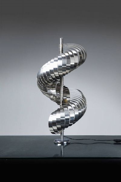 HENRI MATHIEU : Lampada da tavolo  - Asta Design - Associazione Nazionale - Case d'Asta italiane