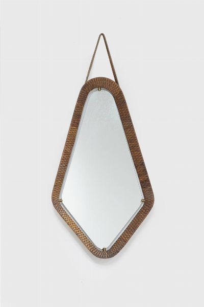 PRODUZIONE ITALIANA : Specchio da parete  - Asta Design - Associazione Nazionale - Case d'Asta italiane