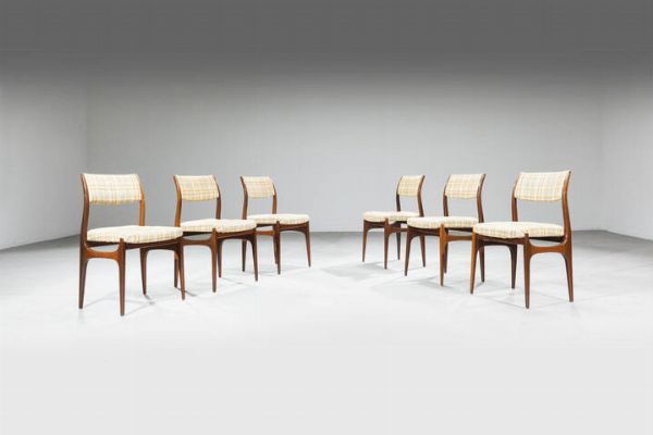PRODUZIONE ITALIANA : Sei sedie  - Asta Design - Associazione Nazionale - Case d'Asta italiane