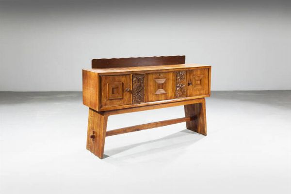 PRODUZIONE ITALIANA : Credenza con cassetti  - Asta Design - Associazione Nazionale - Case d'Asta italiane