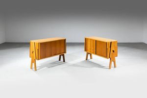 ANGELO MANGIAROTTI  BRUNO MORASUTTI - Coppia di credenze
