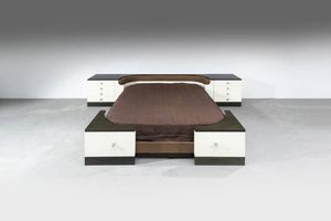 ICO PARISI - Letto e comodini della serie 540