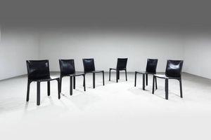 MARIO BELLINI - Sei sedie mod. Cab