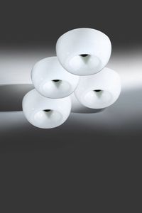 ACHILLE E PIER GIACOMO CASTIGLIONI - Quattro lampade a plafone mod. Vellela