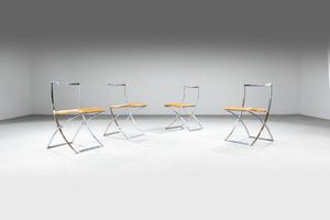 MARCELLO CUNEO - Quattro sedie pieghevoli mod. Luisa