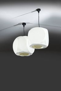 PRODUZIONE ITALIANA - Coppia di lampade a sospensione