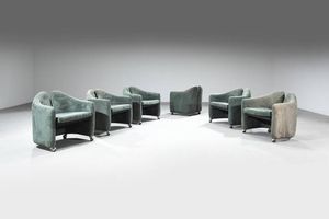 EUGENIO GERLI - Sei poltroncine mod. Ps142
