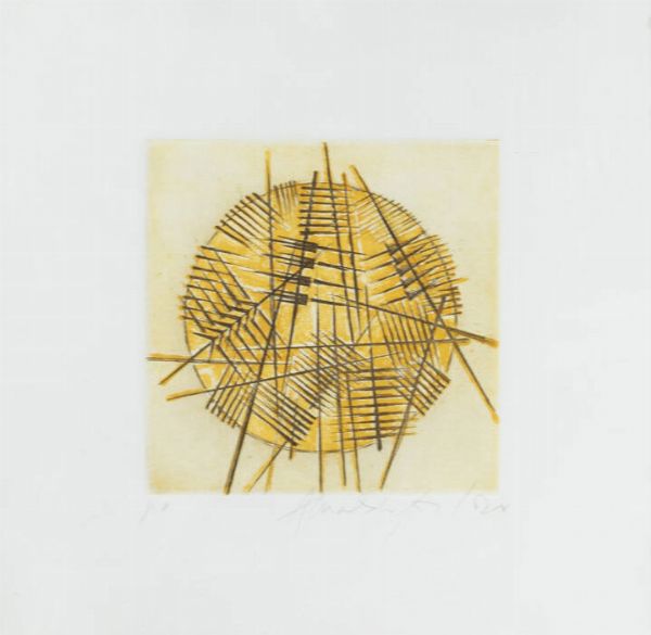 ARNALDO POMODORO Morciano di Romagna (FO) 1926 : Senza titolo 2003  - Asta Grafica - Associazione Nazionale - Case d'Asta italiane