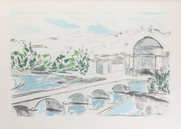 FRANCESCO MENZIO Tempio Pausania (SS) 1899 - 1979 Torino : Senza titolo  - Asta Grafica - Associazione Nazionale - Case d'Asta italiane