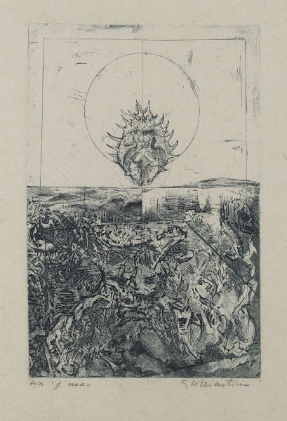 GIACOMO SOFFIANTINO Torino 1929 - 2013 : Il mare  - Asta Grafica - Associazione Nazionale - Case d'Asta italiane