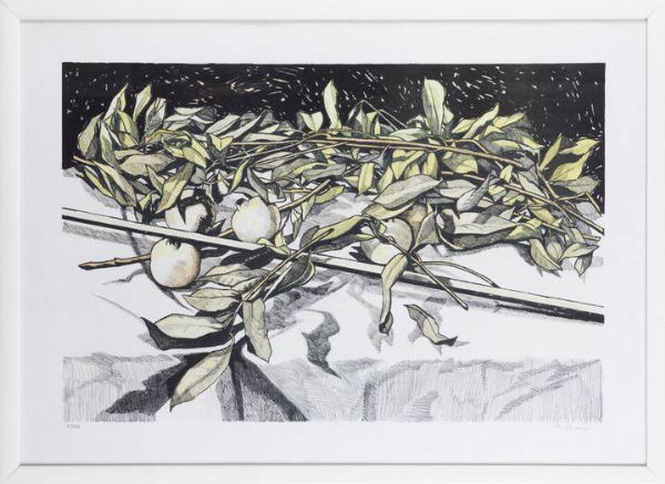 MAURO CHESSA Torino 1933-2022 Torino : Melograni  - Asta Grafica - Associazione Nazionale - Case d'Asta italiane