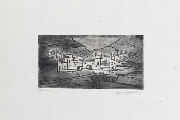 FRANCESCO CASORATI Torino 1934 - 2013 : Pavarolo  - Asta Grafica - Associazione Nazionale - Case d'Asta italiane