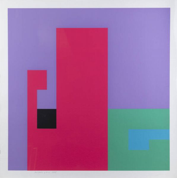 BRUNO MUNARI Milano 1907 - 1998 : Negativo Positivo 1995  - Asta Grafica - Associazione Nazionale - Case d'Asta italiane