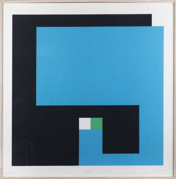 BRUNO MUNARI Milano 1907 - 1998 : Negativo Positivo  - Asta Grafica - Associazione Nazionale - Case d'Asta italiane