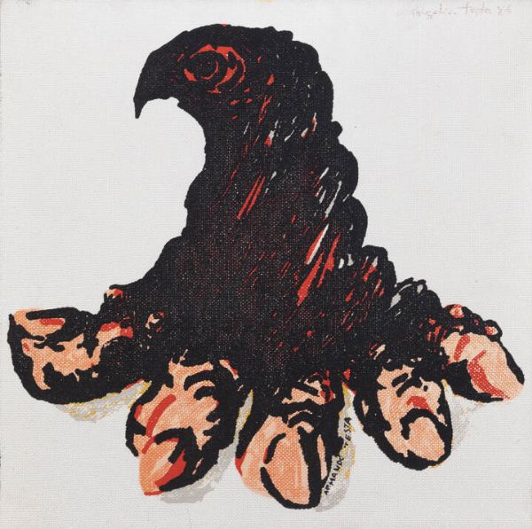 ARMANDO TESTA Torino 1917 - 1992 : Aquila con artrite 1982  - Asta Grafica - Associazione Nazionale - Case d'Asta italiane