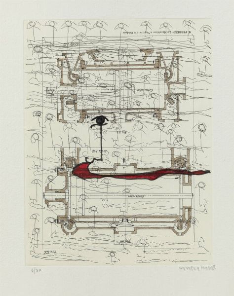 CAROL RAMA Torino 1918 - 2015 : Le malelingue (N.I. 3)  1998  - Asta Grafica - Associazione Nazionale - Case d'Asta italiane