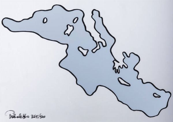 MICHELANGELO PISTOLETTO Biella 1933 : Intermediterraneo 2002  - Asta Grafica - Associazione Nazionale - Case d'Asta italiane