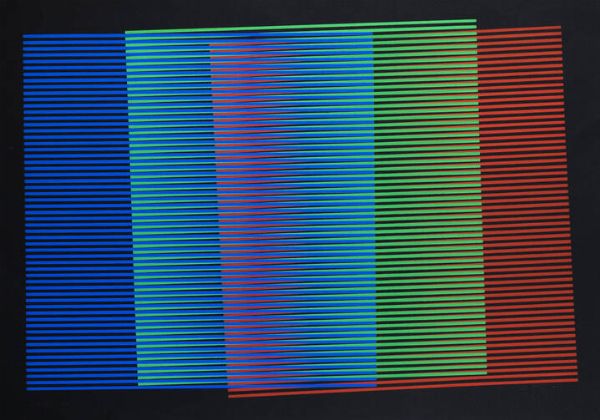 CARLOS CRUZ-DIEZ Caracas (Venezuela) 1923-2019 Parigi (Francia) : Senza titolo 1970  - Asta Grafica - Associazione Nazionale - Case d'Asta italiane
