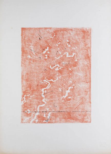 VALENTINO VAGO Barlassima (MI) 1931 - 2018 Milano : Composizione  - Asta Grafica - Associazione Nazionale - Case d'Asta italiane