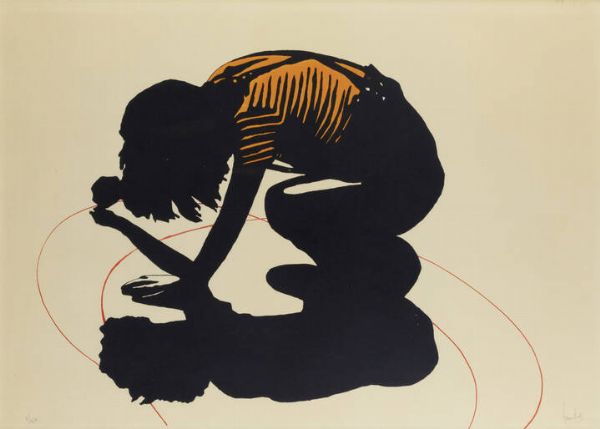 BRUNO TOSI I 1937 - 2012 : L'ombra  - Asta Grafica - Associazione Nazionale - Case d'Asta italiane