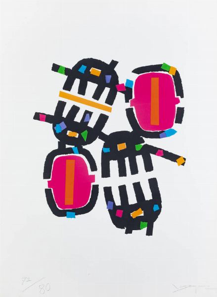 GIUSEPPE CAPOGROSSI Roma 1900 - 1972 : Opale Nr. 5 (1971-1972)  - Asta Grafica - Associazione Nazionale - Case d'Asta italiane