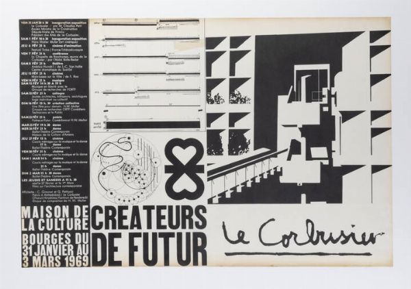 MANIFESTO : Createurs de futur  - Asta Grafica - Associazione Nazionale - Case d'Asta italiane