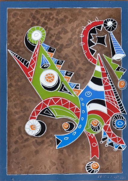 UMBERTO MASTROIANNI Fontana Liri (FR) 1910 - 1998 Marino (Roma) : Metamorfosi 1990  - Asta Grafica - Associazione Nazionale - Case d'Asta italiane