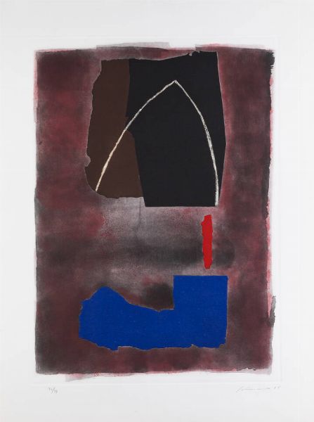 GIUSEPPE SANTOMASO Venezia 1907 - 1990 : Senza titolo  - Asta Grafica - Associazione Nazionale - Case d'Asta italiane