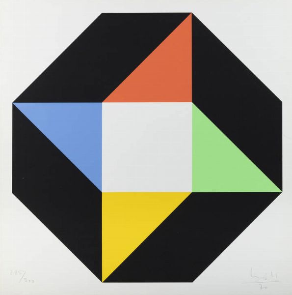 MAX BILL Winterthur (Svizzera) 1908 - 1994 Berlino (Germania) : Ottagono 1970  - Asta Grafica - Associazione Nazionale - Case d'Asta italiane