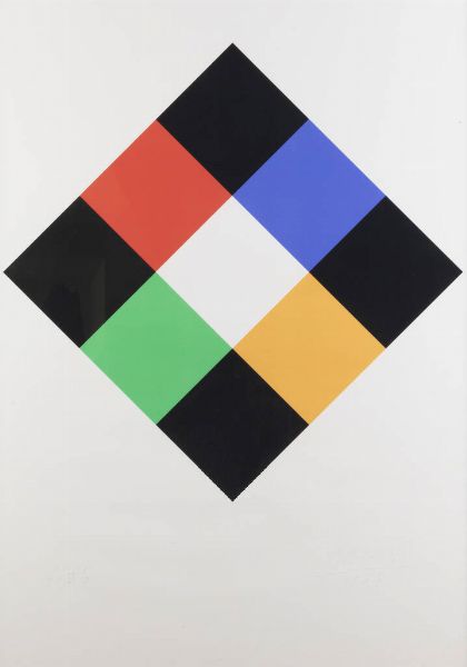 MAX BILL Winterthur (Svizzera) 1908 - 1994 Berlino (Germania) : Senza titolo 1969  - Asta Grafica - Associazione Nazionale - Case d'Asta italiane