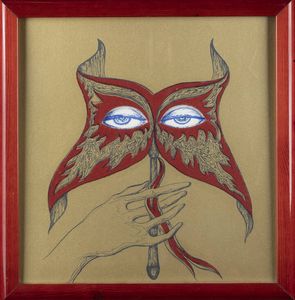 GUIDO DE BONIS Torino 1931 - 2009 - Donna mascherata 1981