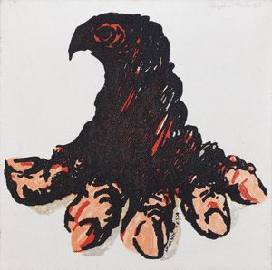 ARMANDO TESTA Torino 1917 - 1992 - Aquila con artrite 1982