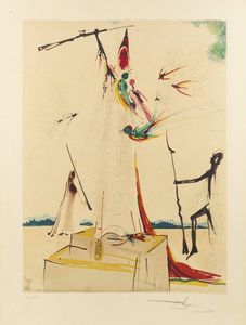 SALVADOR DALI' Figueres (Spagna) 1904 - 1989 - La Victoire