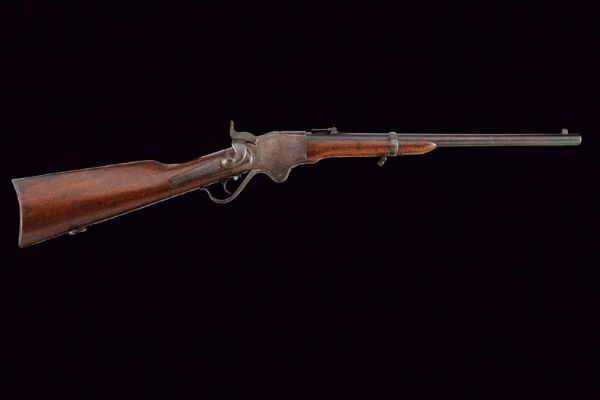 Spencer Repeating Carbine model 1865 con timbri d'ispezione militare  - Asta Rare Armi Antiche e Militaria da tutto il mondo - Associazione Nazionale - Case d'Asta italiane