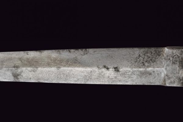 Pugnale Bowie sul tipo Arkansas Toothpick  - Asta Rare Armi Antiche e Militaria da tutto il mondo - Associazione Nazionale - Case d'Asta italiane