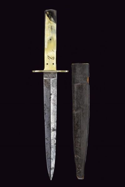 Pugnale Bowie sul tipo Arkansas Toothpick  - Asta Rare Armi Antiche e Militaria da tutto il mondo - Associazione Nazionale - Case d'Asta italiane