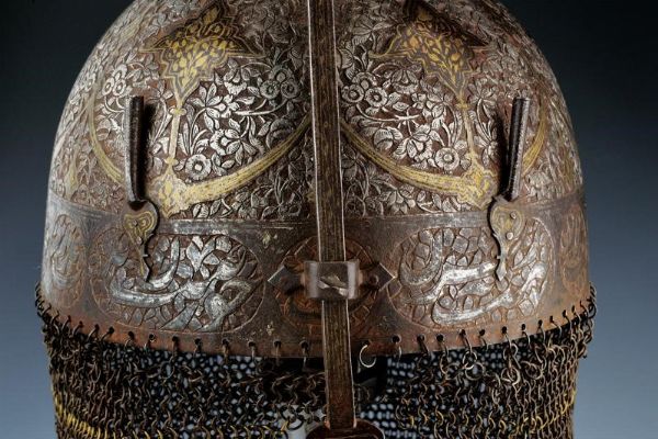 Bel set di khula-khud e sipar  - Asta Rare Armi Antiche e Militaria da tutto il mondo - Associazione Nazionale - Case d'Asta italiane