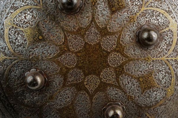 Bel set di khula-khud e sipar  - Asta Rare Armi Antiche e Militaria da tutto il mondo - Associazione Nazionale - Case d'Asta italiane