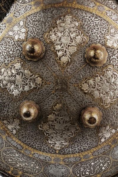 Bellissimo set di un khula-khud e sipar  - Asta Rare Armi Antiche e Militaria da tutto il mondo - Associazione Nazionale - Case d'Asta italiane