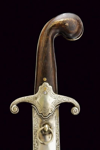 Shamshir con fornimenti in argento  - Asta Rare Armi Antiche e Militaria da tutto il mondo - Associazione Nazionale - Case d'Asta italiane