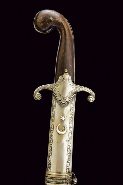 Shamshir con fornimenti in argento  - Asta Rare Armi Antiche e Militaria da tutto il mondo - Associazione Nazionale - Case d'Asta italiane