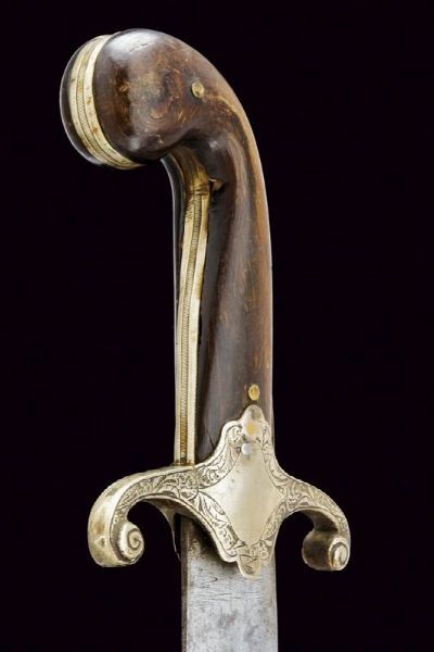 Shamshir con fornimenti in argento  - Asta Rare Armi Antiche e Militaria da tutto il mondo - Associazione Nazionale - Case d'Asta italiane